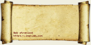 Olja Župac vizit kartica